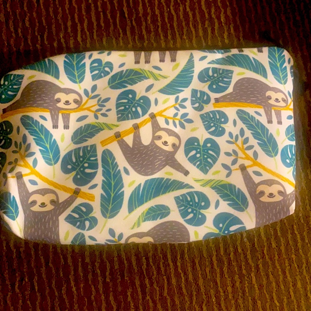 Sloth makeup bag
